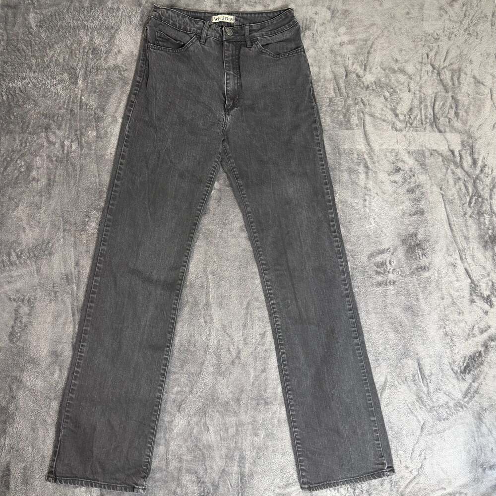 Acne Jeans Studios Tube Cash Black Denim Pants Size 30/32 fits like 26/30